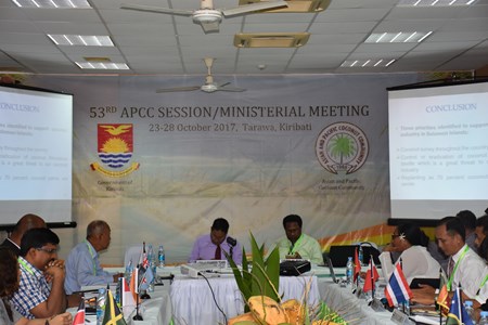 Việt Nam tham dự cuộc họp thường niên lần thứ 53 của Hiệp Hội Dừa Châu Á Thái Bình Dương - APCC